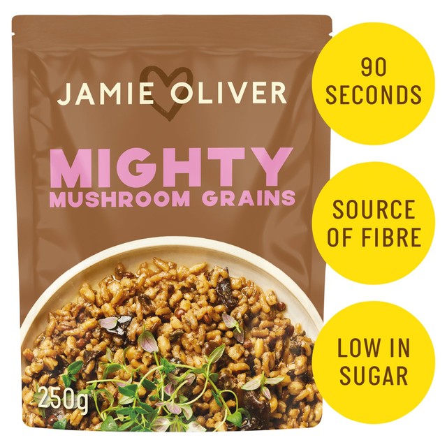 Jamie Oliver Mighty Mushroom grains pouch (British brand)