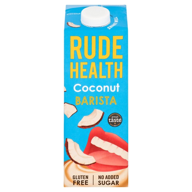 Rude Health Coconut Barista Longlife drink 1L, imported from the UK
