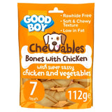 Good Boy Chewables dog treats with chicken mini bones, UK version