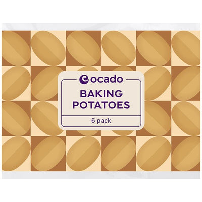 M&S Ocado British Baking Potatoes 6 per pack- Buy online at McGrocer