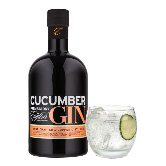 English Drinks Company cucumber gin 70cl - British product