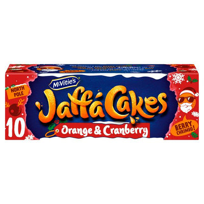 Sainsburys McVities Jaffa Cakes Orange Cranberry Cakes x10- Buy online at McGrocer