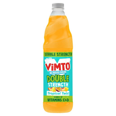 M&S Vimto Double Concentrate No Added Sugar Tropical Twist Squash 725ml- Buy online at McGrocer