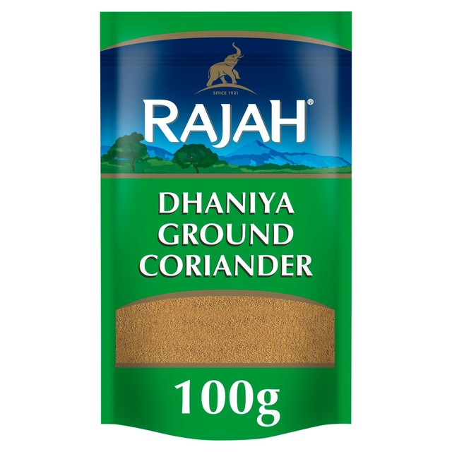 Rajah Ground Coriander Spice Powder 100g, imported from the UK