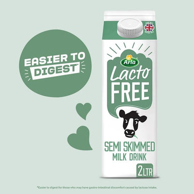 Arla LaktoseFREIE halbfettgefilterte Milchdrink 2L