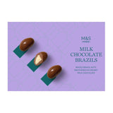 M&S milk chocolate Brazil nuts 150g, imported from the UK