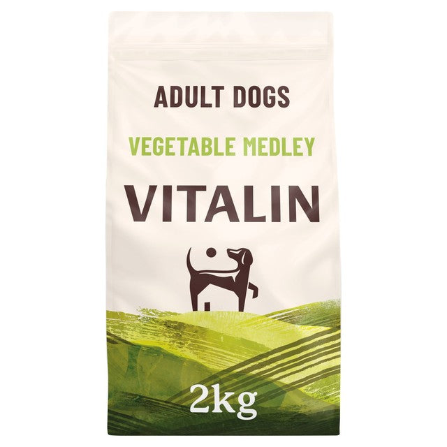 Vitalin dry dog food Veg Medley 2kg (British brand)