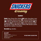 Snickers creamy peanut butter and milk chocolate snack bars 146g (British brand)
