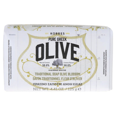 M&S Korres Olive & Olive Blossom Vegan Soap Bar 125g- Buy online at McGrocer