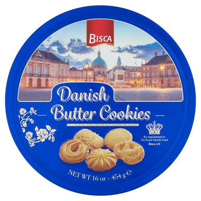 Sainsburys Bisca Danish Butter Cookies 454g- Buy online at McGrocer