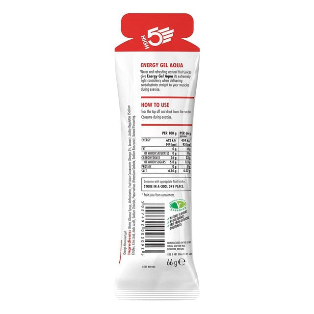 HIGH5 Energy Gel Aqua Orange 66g, UK version