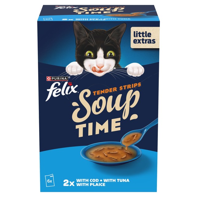 Felix wet cat food Fish Selection 6 x 48g - British product