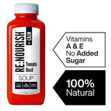 Re Nourish Tomato & Basil soup 500g, imported from the UK