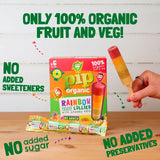 Pip Organic Rainbow Fruity Lollies with Cheeky Veg