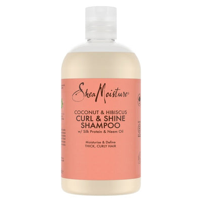 M&S Shea Moisture Coconut & Hibiscus Curly Hair Shampoo 383ml- Buy online at McGrocer
