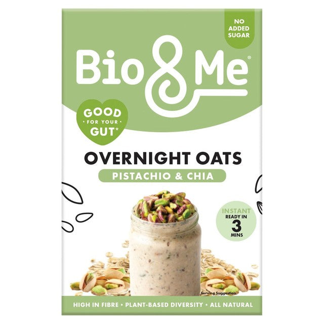 Bio&Me pistachio & chia overnight oats 350g (British brand)