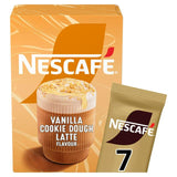Nescafe Vanilla Cookie Dough Latte Instant Coffee Sachets 7x195g
