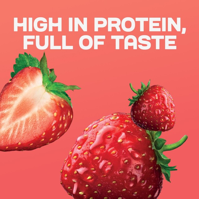 Arla Protein Strawberry Flavoured Strained Yoghurt Pot 200g - British product