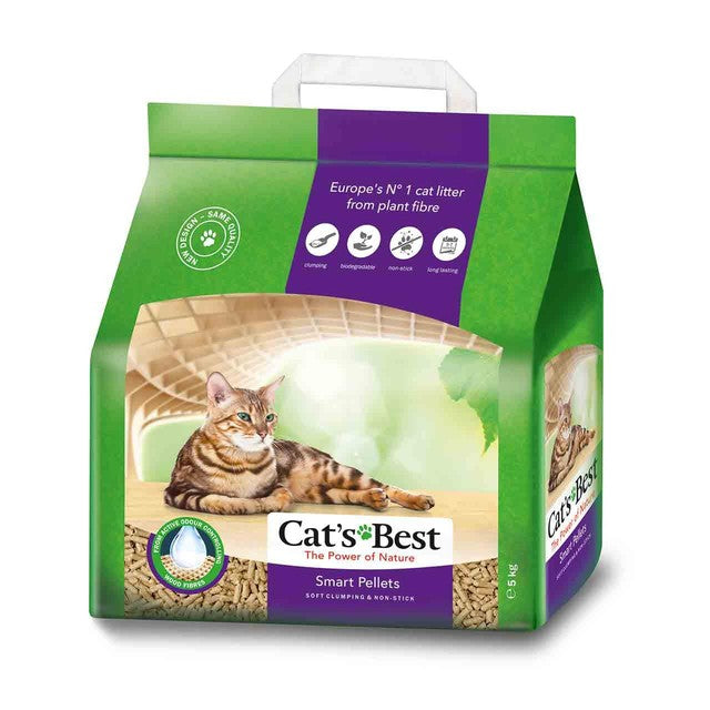 Cat's Best Smart Pellets Soft Clumping Cat Litter 5kg - British product