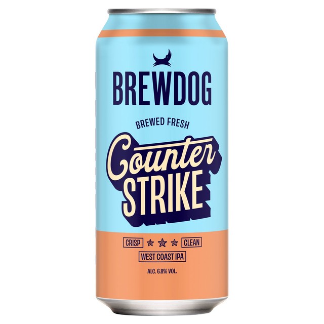 BrewDog Counter Strike beer can 6.8% - British product