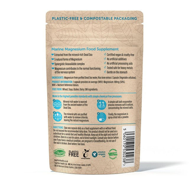 Together Health magnesium supplement 5 natural forms 30 capsules (British brand)