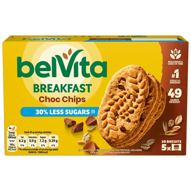 Belvita chocolate chips breakfast biscuits - British product