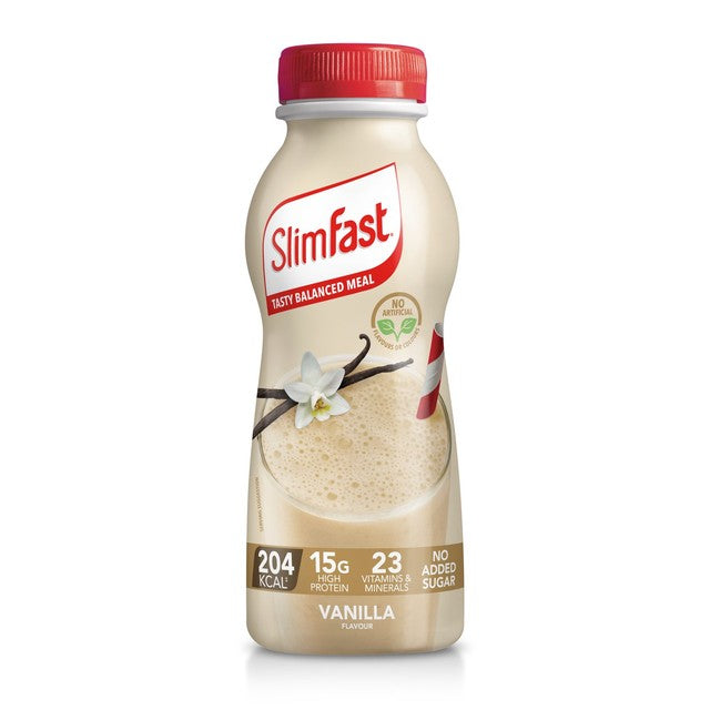 Slim-Fast vanilla milkshake 325ml (British brand)
