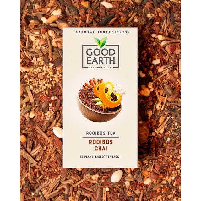 Good Earth Rooibos Chai teabags 15 count - British product