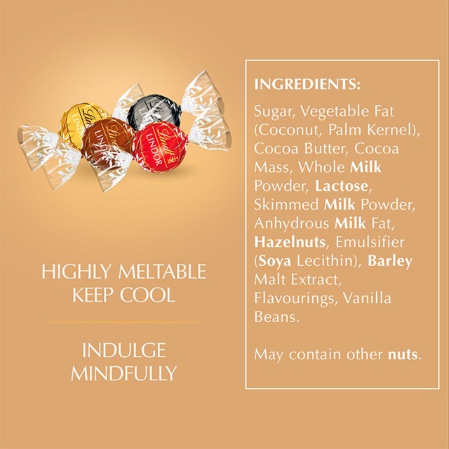 Lindt assorted chocolate truffles 200g, UK version
