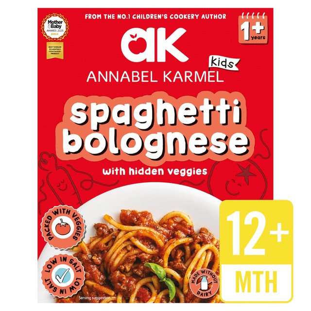 Annabel Karmel frozen spaghetti bolognese baby meal with hidden veggies 200g - British product