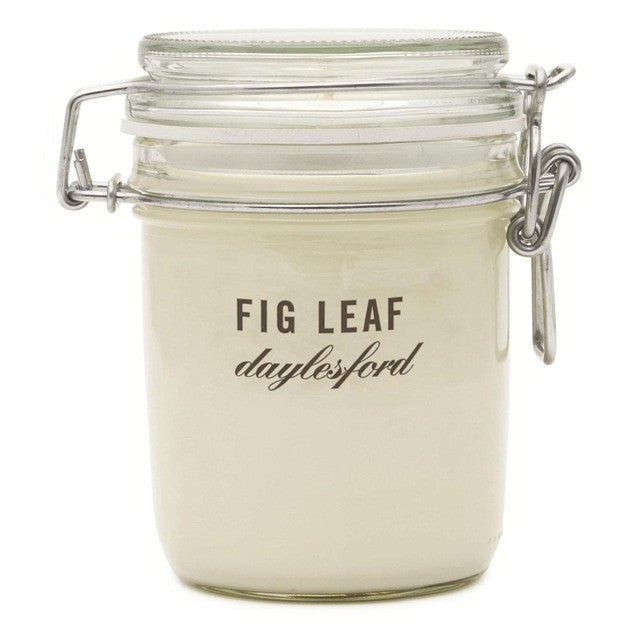 Daylesford Organic fig leaf large scented candle - British product
