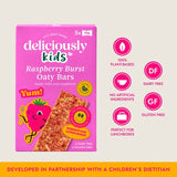 Deliciously Ella Raspberry Burst Oaty Bars 125g Multipack - British product