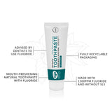 Green People Fresh Mint & Aloe Vera Fluoride Toothpaste 75ml, UK version