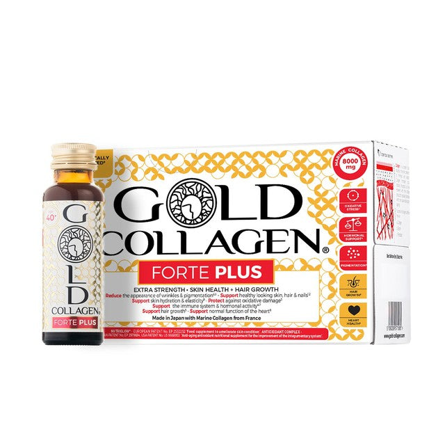 Gold Collagen Forte Plus liquid supplement 10 x 50ml, UK version