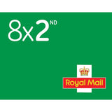 Royal Mail 2nd Class Stamps 8 Pack - British product