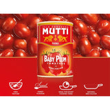 Mutti Italian baby plum tomatoes 400g, imported from the UK