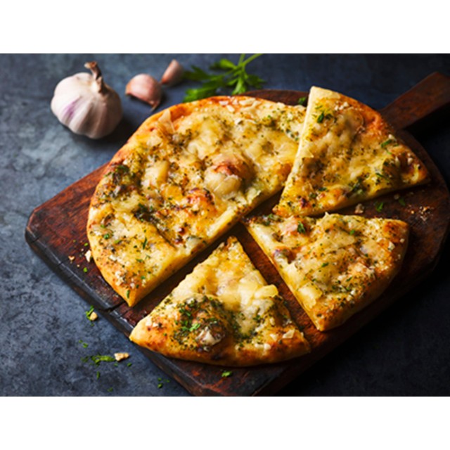 M&S Plant Kitchen vegan garlic notzarella flatbread - British product