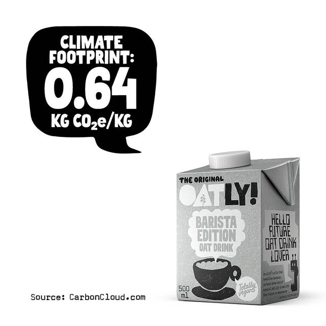 Oatly Barista Long Life oat drink 500ml, imported from the UK