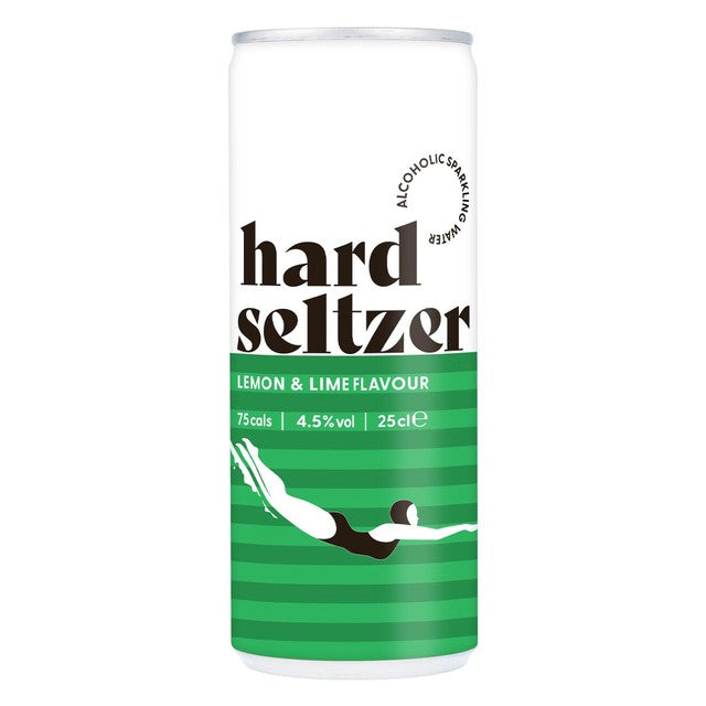 M&S Hard Seltzer Lemon & Lime 250ml, imported from the UK