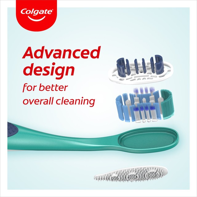 Colgate 360 Deep Clean toothbrush 4 pack - British product