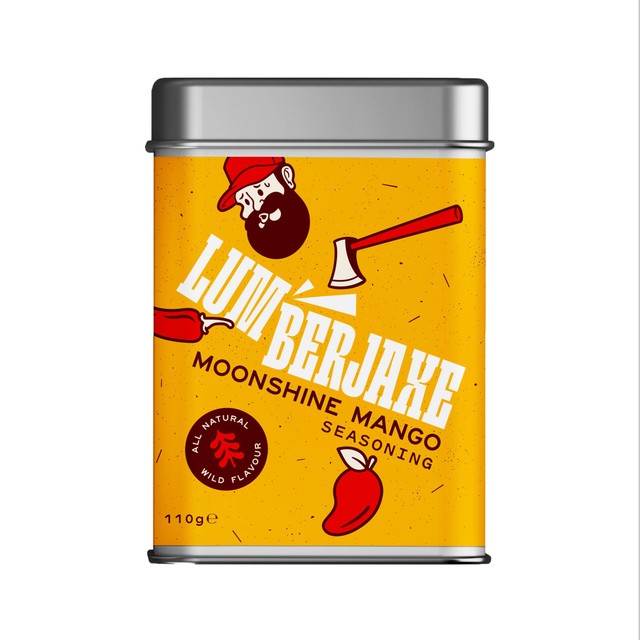 Lumberjaxe Moonshine Mango seasoning 110g, UK version