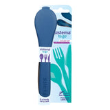 Sistema To Go cutlery travel set with storage case (British brand)