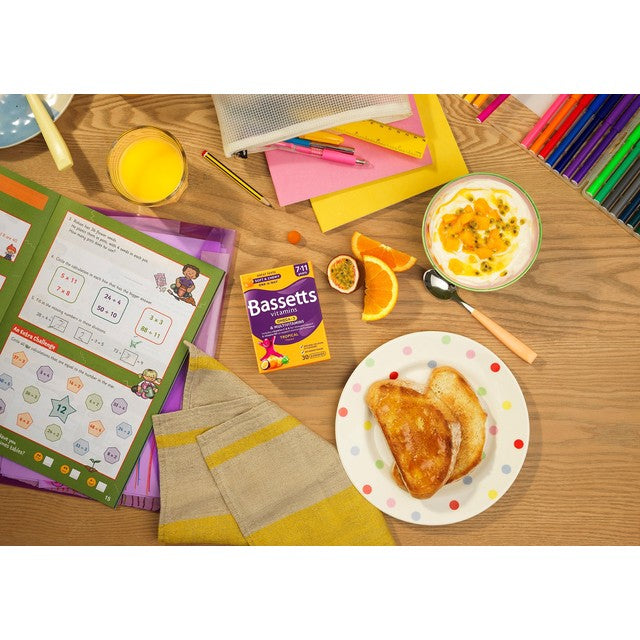 Bassetts Tropical Omega-3 & Multivitamin Gummies for kids - British product