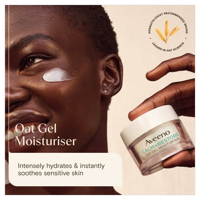 Aveeno Oat Gel Face Cream Moisturiser 50ml - British product