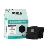 Nora reusable panty liner pad 3 pack 16cm length, UK version