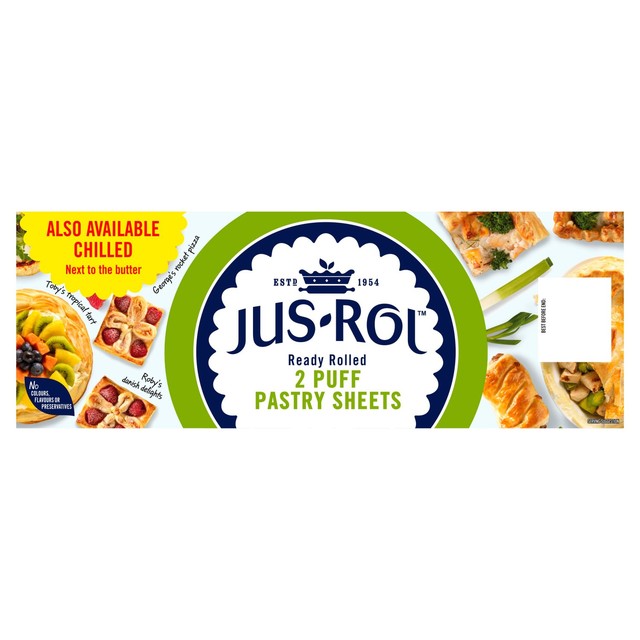 Jus Rol frozen puff pastry sheets 2 x 320g, UK version
