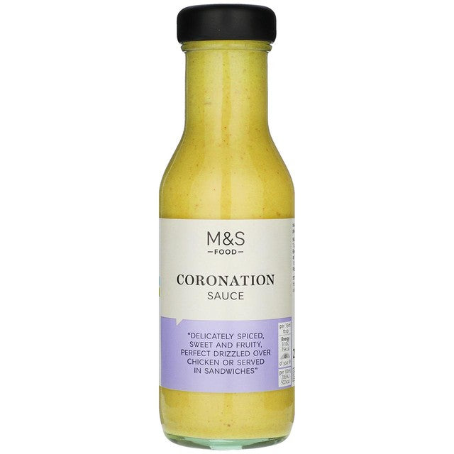M&S coronation sauce 250ml, imported from the UK