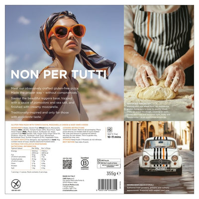 M&S Frozen Gluten Free Margherita Pizza 355g- Buy online at McGrocer