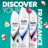 Sure women's cotton dry anti-perspirant spray 150ml (British brand)