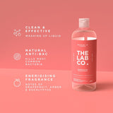 The Lab Co. energising washing up liquid 750ml (British brand)